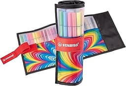 STABILO Feutre dessin Pen 68 - Trousse Rollerset ARTY