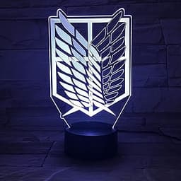 Lampe 3D Attack on Titan