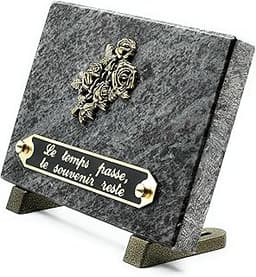 Plaque commémorative en granit