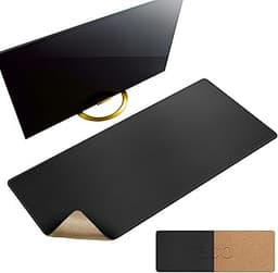 MAIDERN Tapis de bureau en cuir et liège