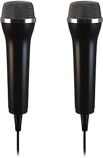 Lioncast 2x Microphone USB Universel Pour Karaoke