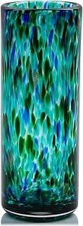 Vase soufflé turquoise