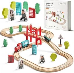 Circuit Train Enfant, Train en Bois