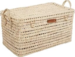 Coffre de rangement Bohome Living en osier