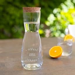 Carafe en verre personnalisée 1 L