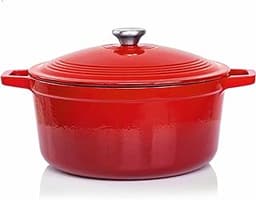 Cocotte fonte émaillée VeoHome 6 L
