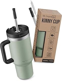 My Vesperbox Kinny Cup Gobelet isotherme avec paille
