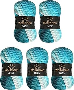 Wollbiene Batik Lot de 5 pelotes de laine