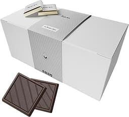 Coffret 70 carrés de chocolat noir