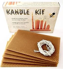 Kit bougies en cire d’abeille Los Sabinares