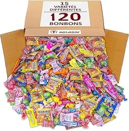 Lot Assortiment 120 Bonbons en Gros
