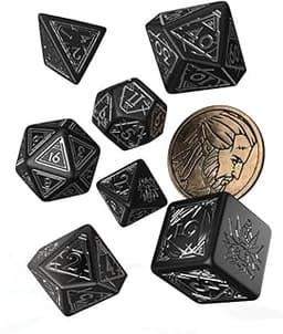 The Witcher Dice Set Geralt – Silver Sword