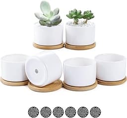 Pots Céramique Blanc