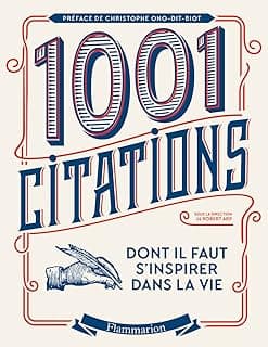 Les 1001 citations dont il faut s'inspirer