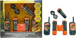 Lexibook Set d’aventurier Dinosaure (talkies-walkies, jumelles, boussole, lampe)