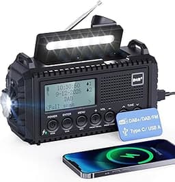 Radio DAB/FM Solaire Dynamo 5000mAh