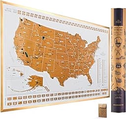 Carte à gratter Parcs US
