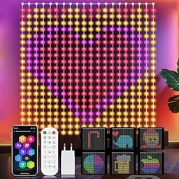 Rideau lumineux connecté