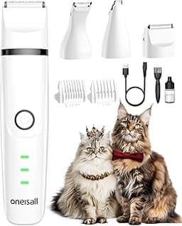 oneisall 3 en 1 – mini tondeuse coussinets et finitions