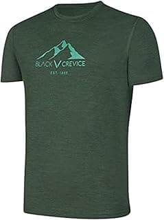 T-shirt mérinos Black Crevice