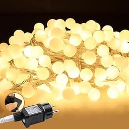 Guirlande lumineuse à boules blanc chaud 12 m – 120 LED