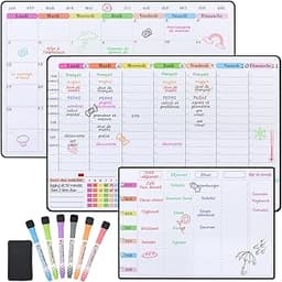 Planning semaine magnétique POPRUN – frigo