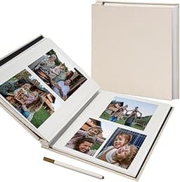 Album scrapbooking adhésif en lin