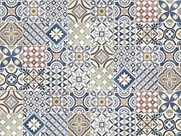Tapis Vinyle Multicolore