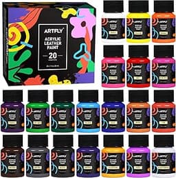 ARTFLY Peintures cuir 20 couleurs