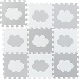 Relaxdays Tapis Puzzle Motif Nuages
