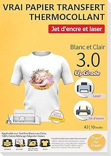 TransOurDream Papier Transfert pour Textile 3.0