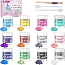 Paillettes Comestibles - 12 Couleurs