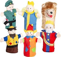 Ensemble de 6 Marionnettes à Main