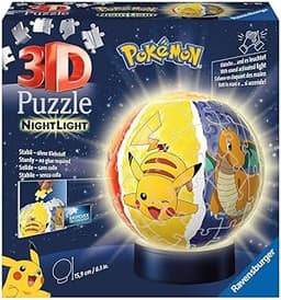 Puzzle 3D Ravensburger – Poké Ball lumineuse