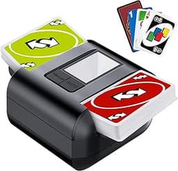OBLITZON – Mélangeur de cartes automatique (1–2 jeux), rechargeable USB‑C