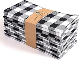 Serviettes de table à carreaux buffalo