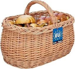 Grand panier en osier à composer