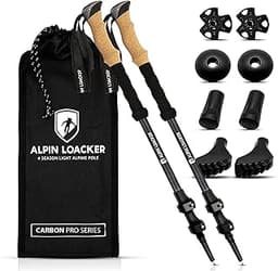 ALPIN LOACKER Bâton de Marche Télescopique