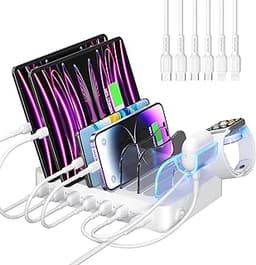 SooPii Station de Charge USB pour Plusieurs appareils