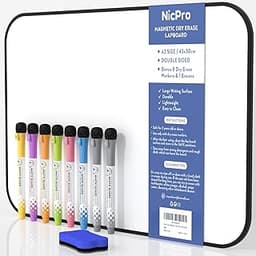 Nicpro Tableau Blanc Effaçable A3