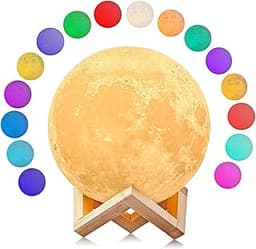 Veilleuse Lune 3D