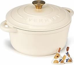 Overmont Cocotte en Fonte Émaillée - Ø24 cm