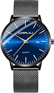 Montre ultra‑mince minimaliste CRRJU