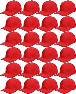 Lot de 24 casquettes vierges Handepo