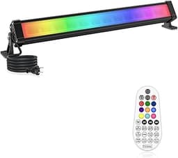 CLY Projecteur LED RGB Barre 25W avec télécommande