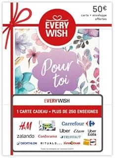 Everywish Carte cadeau 250+ enseignes