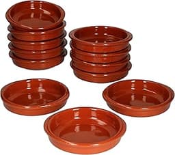 MamboCat Cazuela - Lot de 12 bols en céramique - Diamètre : 12 cm - Taille S - Émaillés - Unique - Fait à la main - Style ...
