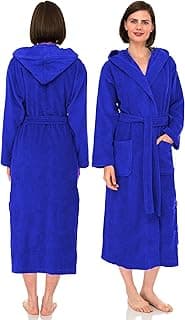 Peignoir à capuche coton éponge