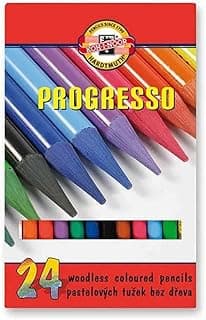 Koh-I-Noor Progresso – 24 crayons sans bois