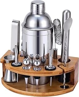 Kit Shaker à Cocktail avec Support